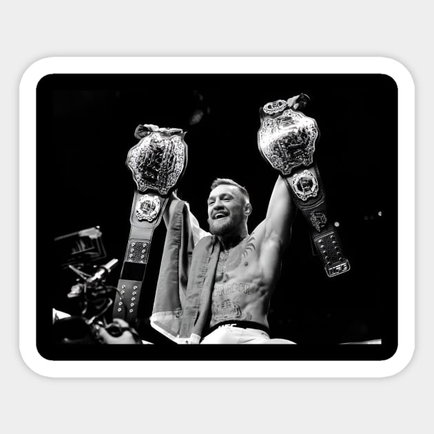 The Notorious McGregor: UFC Champion Sticker by Fit-Flex